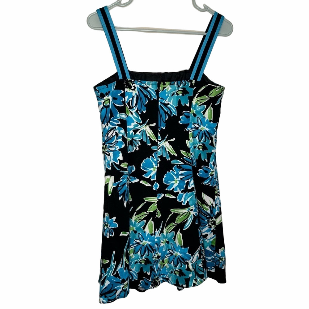 R&K Floral Print Colorblock Dress Size 8P - Picture 4 of 9